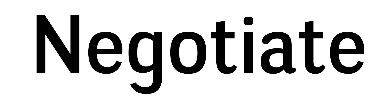 Negotiate